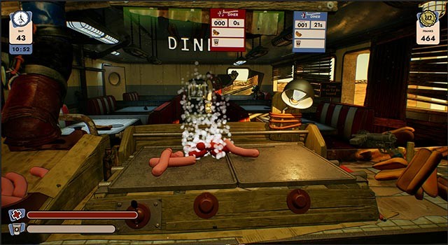 Doomsday Diner là game nấu ăn kết hợp chiến đấu trong ngày tận thế hỗn loạn