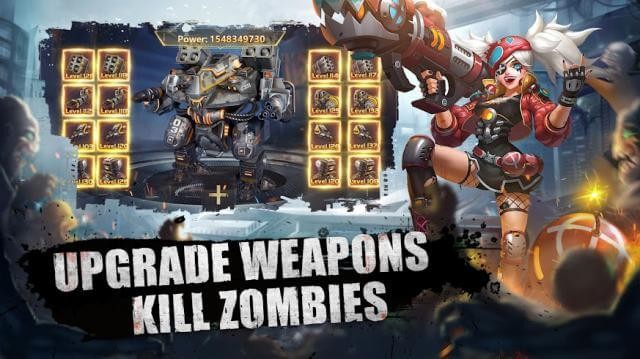 Nâng cấp vũ khí, giết zombie