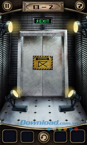 Giao diện chơi game Doors and Rooms trên Android