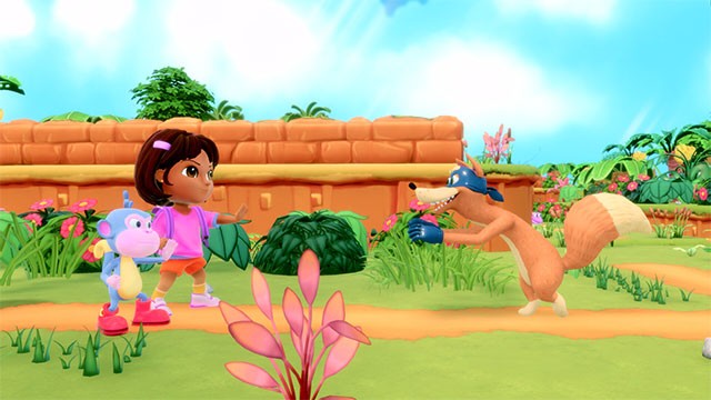 Câu chuyện trong Dora: Rainforest Rescue lấy cảm hứng từ series phim hoạt hình Dora the Explorer