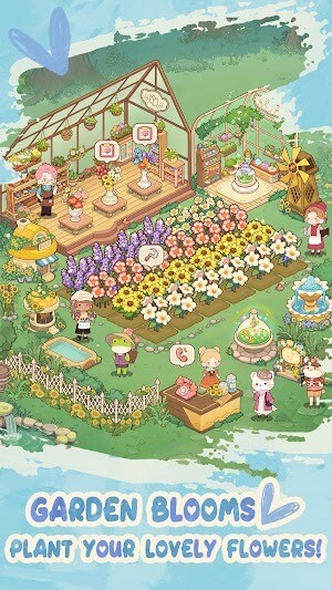 Chăm sóc khu vườn và trồng các loài hoa yêu thích