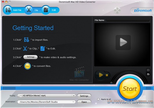 Doremisoft Mac HD Video Converter