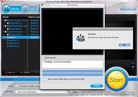 Doremisoft Mac MKV Video Converter