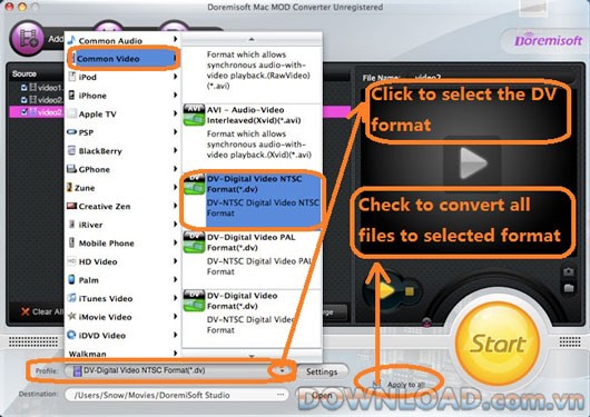 Doremisoft Mac MOD Converter