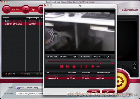 Doremisoft Mac Video Converter for Kodak