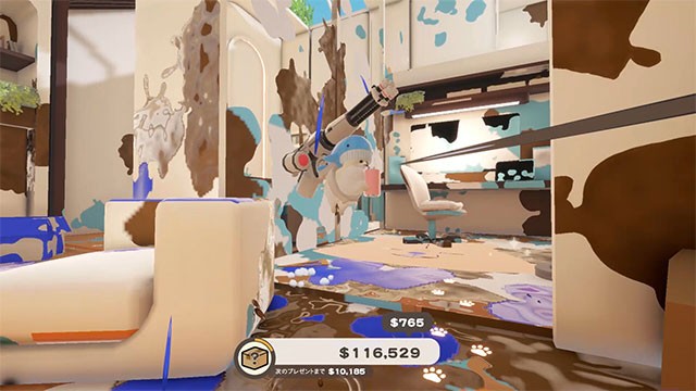 Sử dụng các công cụ và thiết bị để vấy bẩn ngôi nhà càng nhiều càng tốt