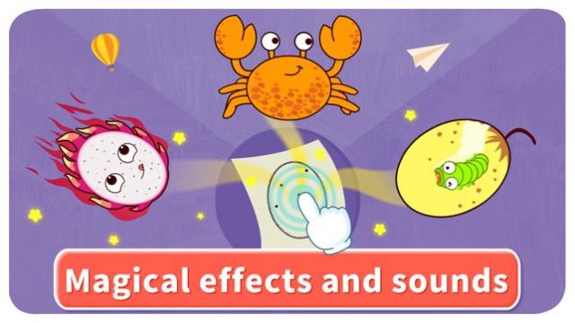 Hiệu ứng phép thuật và âm thanh vui nhộn hấp dẫn trẻ em