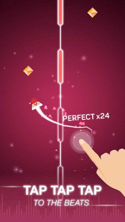 Dot n Beat có cơ chế điều khiển chạm đơn giản