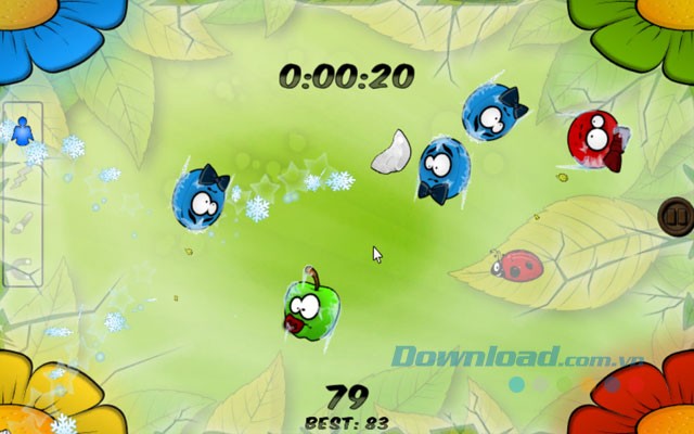 Công cụ Frozen giúp đóng băng các dotty