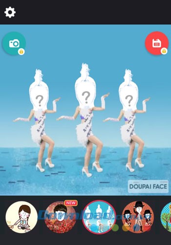 Ghép mặt vào video với Doupai cho Android