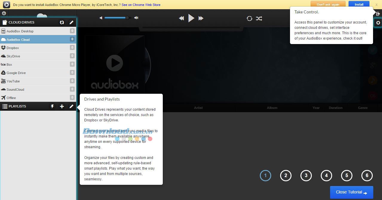 Hướng dẫn sử dụng AudioBox