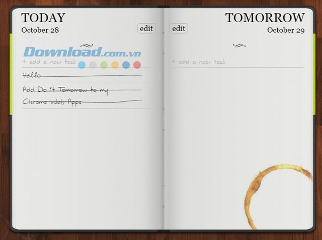 Danh sách công việc