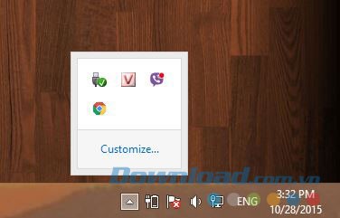 Biểu tượng trên khay hệ thống