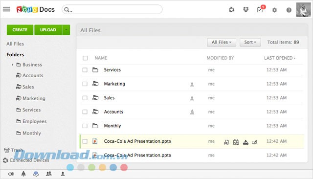 Thêm file bằng nhiều cách