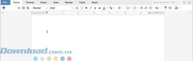 Soạn thảo văn bản với Zoho Docs