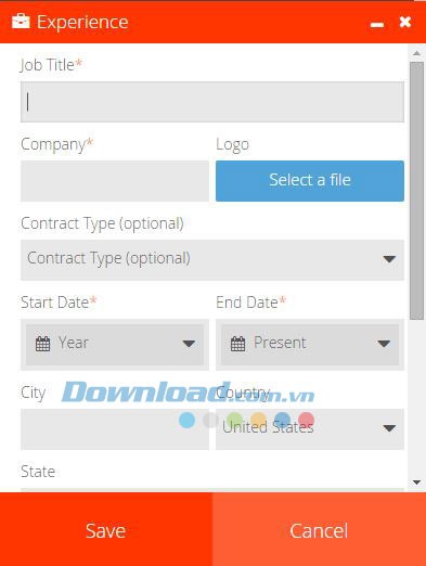 Thêm kinh nghiệm làm việc trong DoYouBuzz