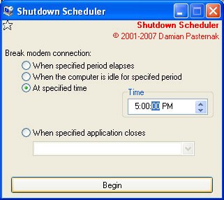 Hẹn giờ tắt máy tính với DP Shutdown Scheduler