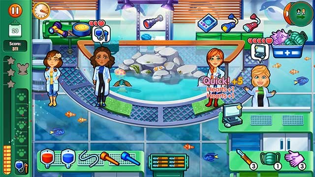 Quản lý bệnh viện thú y của riêng mình trong Dr. Cares