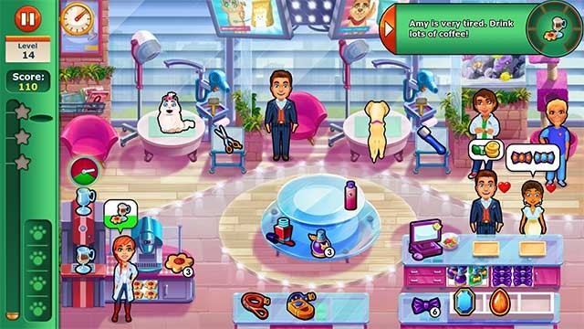 Quản lý phòng khám thú y với bác sĩ tận tâm và bệnh nhân đáng yêu