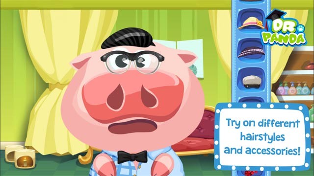 Thử nhiều kiểu tóc và phụ kiện khác nhau