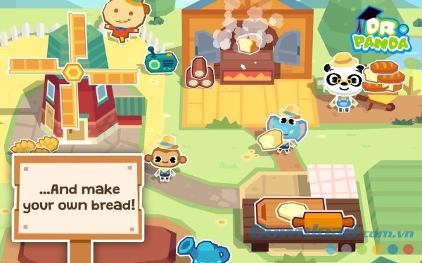 Dr. Panda Farm cho Android giới thiệu hoạt động tại trang trại dưới góc nhìn hài hước