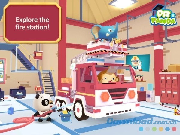 Khám phá trạm cứu hỏa tuyệt đẹp của Dr. Panda Firefighters cho Android