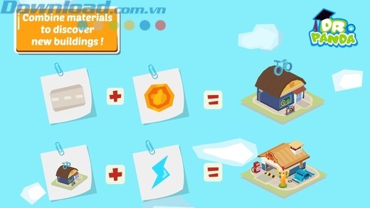 Kết hợp các yếu tố để xây dựng nên các công trình