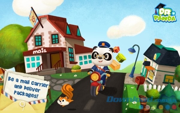 Game mô phỏng nghề đưa thư Dr. Panda Mailman cho Android