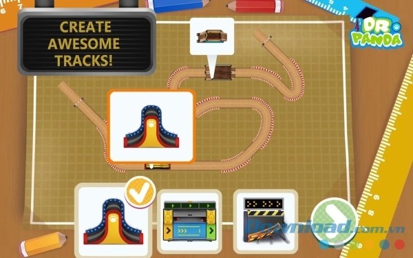 Game đua xe gay cấn Dr. Panda Racers cho Android