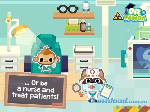 Dr. Panda School cho Android có hệ thống nhân vật phong phú