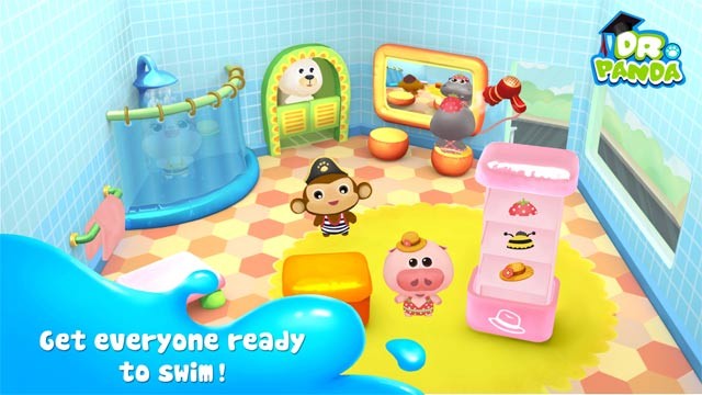 Nô đùa với 5 người bạn động vật