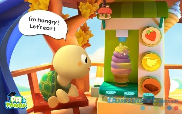 Dr. Panda & Toto's Treehouse cho Android sở hữu đồ họa hoạt hình sống động