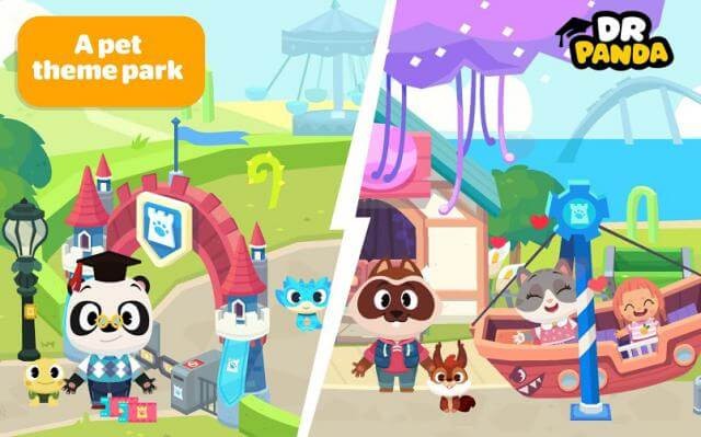 Khám phá công viên động vật đầy điều thú vị trong game Dr. Panda Town: Pet World
