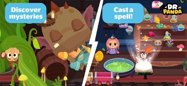 Thực hiện phép thuật và khám phá các bí ẩn trong lâu đài