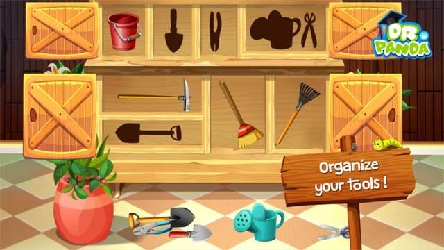 Sắp xếp các dụng cụ trong nhà kho sau khi sử dụng xong