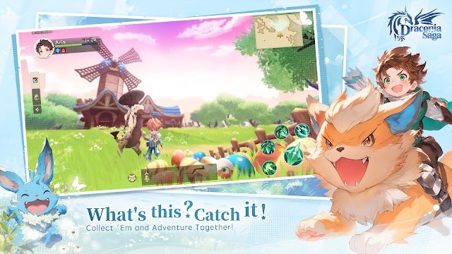 Phiêu lưu và bắt quái thú trong game Draconia Saga