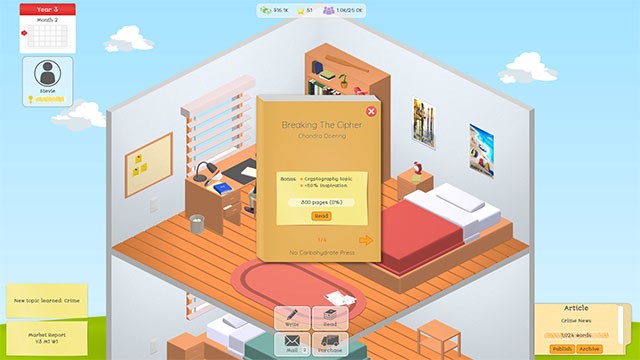 Xuất bản sách để kiếm XP và kiếm tiền đầu tư cho các tác phẩm sau