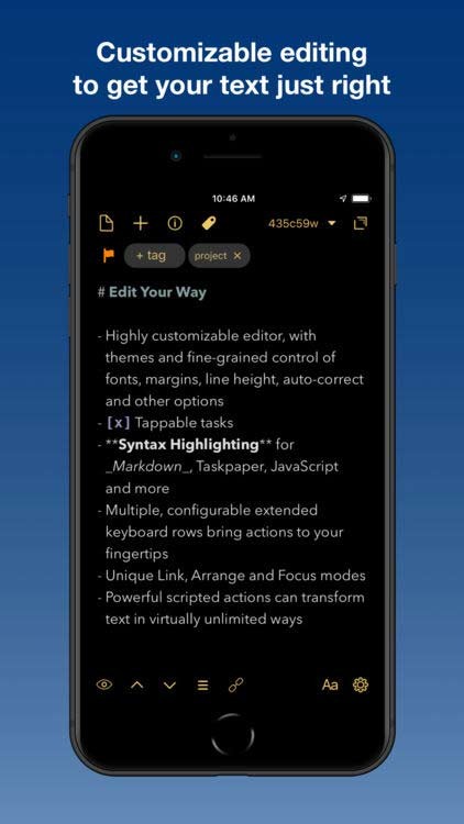 Drafts cho phép bạn chỉnh sửa ghi chú của mình