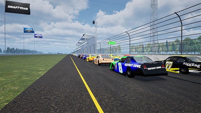 Cạnh tranh trên đường đua 43 đối thủ của Drafty Car 2