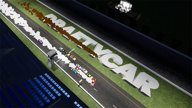 Góc nhìn từ trên xuống giúp bao quát toàn bộ cuộc đua Draftycar II