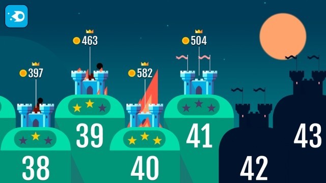 Hoàn thành các level với kết quả thật tốt và kiếm đủ 3 sao