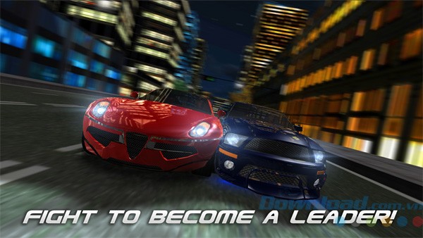 Cạnh tranh với tay đua khác trong Drag Racing 3D