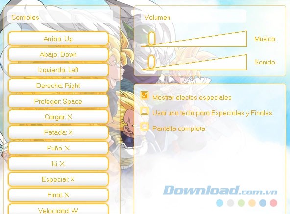 Điều khiển game Dragon Ball Z Budokai X