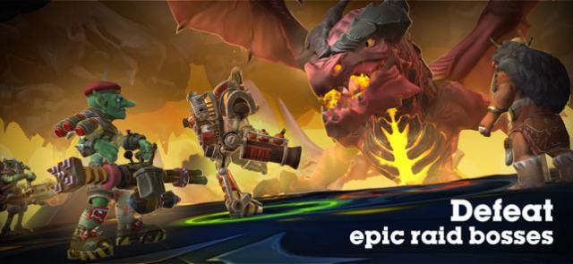 Đánh bại những con trùm trong các trận đánh dữ dội của game Dragon Champions