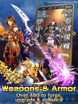 Dragon Project cho Android có nhiều vũ khí và trang bị đẹp mắt