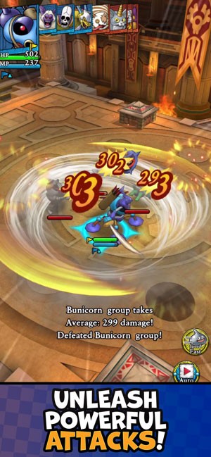 Giải phóng các đòn tấn công mạnh mẽ