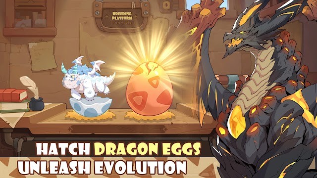 Ấp nở trứng rồng, nuôi dưỡng và tiến hóa chúng thành những con rồng to lớn, mạnh mẽ