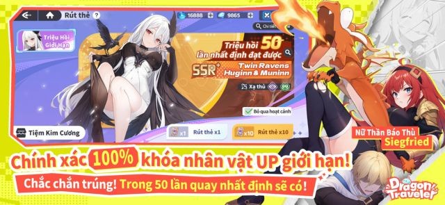 Hệ thống nữ nhân vật xinh đẹp và cá tính được chia làm nhiều vai trò khác nhau