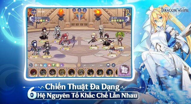 Tựa game chiến thuật đa dạng với 6 hệ nguyên tố khắc chế lẫn nhau