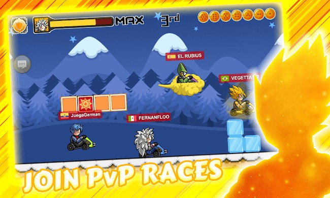 Chơi game đua xe đối kháng với Dragon Z Super Kart
